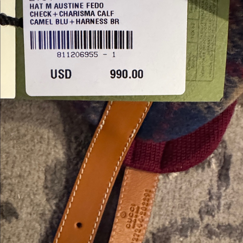 Gucci Wool Plaid trapper bucket hat - Picture 4 of 5